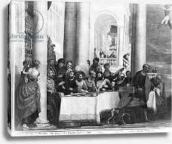 Постер Веронезе Паоло The Meal at the House of Simon the Pharisee, detail of the left hand side, 1570 2 Постер Веронезе Паоло The Meal at the House of Simon the Pharisee, detail of the left hand side, 1570 2