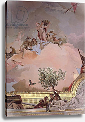 Постер Тьеполо Джованни The Glory of Spain IV, from the Ceiling of the Throne Room, 1764 Постер Тьеполо Джованни The Glory of Spain IV, from the Ceiling of the Throne Room, 1764