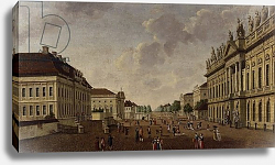 Постер Фешхельм Карл Т. View of the armory and Unter den Linden Street, 1786 Постер Фешхельм Карл Т. View of the armory and Unter den Linden Street, 1786