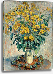 Постер Моне Клод (Claude Monet) Jerusalem Artichoke Flowers, 1880 Постер Моне Клод (Claude Monet) Jerusalem Artichoke Flowers, 1880