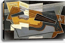 Постер Грис Хуан Violin and Clarinet, 1921 Постер Грис Хуан Violin and Clarinet, 1921