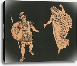 Постер Пинелли Бартоломео Aeneas and the Shade of Creusa Постер Пинелли Бартоломео Aeneas and the Shade of Creusa