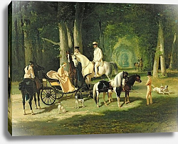 Постер Дедрё Альфред Mr. and Mrs. A Mosselman and their Two Daughters, 1848 Постер Дедрё Альфред Mr. and Mrs. A Mosselman and their Two Daughters, 1848