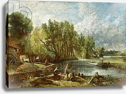 Постер Констебль Джон (John Constable) The Young Waltonians - Stratford Mill, c.1819-25 Постер Констебль Джон (John Constable) The Young Waltonians - Stratford Mill, c.1819-25