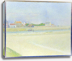 Постер Сера Жорж-Пьер (Georges Seurat) Канал в Гравелине, в Grand Fort-Philippe Постер Сера Жорж-Пьер (Georges Seurat) Канал в Гравелине, в Grand Fort-Philippe