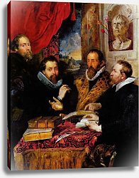Постер Рубенс Петер (Pieter Paul Rubens) Четыре философа, слева направо: Рубенс, его брат Филипп, ученый Липсиус и его ученик Ян ван дер Ваув Постер Рубенс Петер (Pieter Paul Rubens) Четыре философа, слева направо: Рубенс, его брат Филипп, ученый Липсиус и его ученик Ян ван дер Ваув