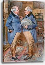 Постер Коппинг Харольд The Brothers Cheeryble, illustration for 'Sketches from Dickens' compiled by B.W. Matz, 1924 Постер Коппинг Харольд The Brothers Cheeryble, illustration for 'Sketches from Dickens' compiled by B.W. Matz, 1924