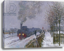 Постер Моне Клод (Claude Monet) Train in the Snow or The Locomotive, 1875 Постер Моне Клод (Claude Monet) Train in the Snow or The Locomotive, 1875