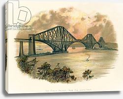 Постер Уилкинсон Чарльз The Forth bridge, from the south-east Постер Уилкинсон Чарльз The Forth bridge, from the south-east