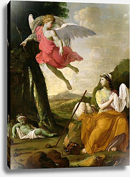 Постер Лесюер Эсташ Hagar and Ishmael Rescued by the Angel, c.1648 Постер Лесюер Эсташ Hagar and Ishmael Rescued by the Angel, c.1648