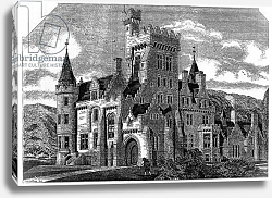 Постер Школа: Ирландская 19в. Humewood Castle, Co. Wicklow, illustration from 'The Building' 1868 Постер Школа: Ирландская 19в. Humewood Castle, Co. Wicklow, illustration from 'The Building' 1868