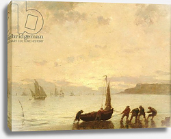 Постер Буден Эжен (Eugene Boudin) Return from Fishing with Setting Sun Постер Буден Эжен (Eugene Boudin) Return from Fishing with Setting Sun