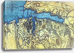 Постер Школа: Английская 19в. Plan of the Siege of Sebastopol 1854-55, engraved by Robert Walker, pub. William Mackenzie, c.1860 Постер Школа: Английская 19в. Plan of the Siege of Sebastopol 1854-55, engraved by Robert Walker, pub. William Mackenzie, c.1860