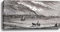 Постер Барбер Джон South-eastern view of Nantucket, engraved by S. E. Brown, 1839 Постер Барбер Джон South-eastern view of Nantucket, engraved by S. E. Brown, 1839