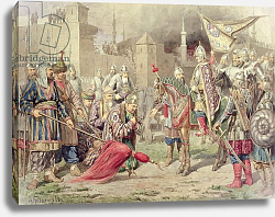 Постер Кившенко Алексей Tsar Ivan IV Vasilyevich the Terrible conquering Kazan, 1880 Постер Кившенко Алексей Tsar Ivan IV Vasilyevich the Terrible conquering Kazan, 1880
