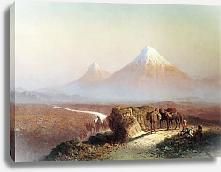 Постер Занковский Илья В горах. Вид на Арарат. 1894. Холст, масло, 96х134 см Постер Занковский Илья В горах. Вид на Арарат. 1894. Холст, масло, 96х134 см