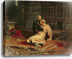 Постер Репин Илья Ivan the Terrible and his Son on the 16th November, 1581, 1885 Постер Репин Илья Ivan the Terrible and his Son on the 16th November, 1581, 1885