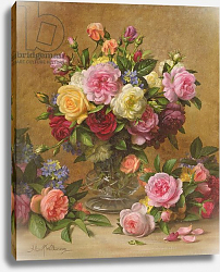 Постер Уильямс Альберт (совр) AB/294 A Cluster of Victorian Roses Постер Уильямс Альберт (совр) AB/294 A Cluster of Victorian Roses