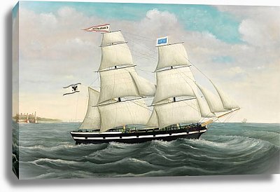 Купить репродукцию картины Preussische Brigg ‘Charlotte’, Ласкки Август