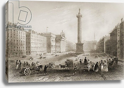 Постер Бартлет Уильям (последователи, грав) Sackville Street, Dublin, from 'Scenery and Antiquities of Ireland' by George Virtue, 1860s Постер Бартлет Уильям (последователи, грав) Sackville Street, Dublin, from 'Scenery and Antiquities of Ireland' by George Virtue, 1860s