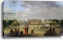Постер Казин Жан-Чарльз View of the Grand Theatre Constructed in the Place de la Concorde for the Fete de la Paix, 1801 Постер Казин Жан-Чарльз View of the Grand Theatre Constructed in the Place de la Concorde for the Fete de la Paix, 1801