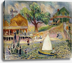 Постер Глакенс Уильям Джеймс The Green Beach Cottage, Bellport, Long Island, c.1911-1916 Постер Глакенс Уильям Джеймс The Green Beach Cottage, Bellport, Long Island, c.1911-1916