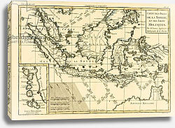 Постер Бонне Чарльз (карты) Indonesia and the Philippines, 1780 Постер Бонне Чарльз (карты) Indonesia and the Philippines, 1780