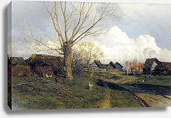 Постер Левитан Исаак Саввинская слобода под Звенигородом. 1884 Постер Левитан Исаак Саввинская слобода под Звенигородом. 1884