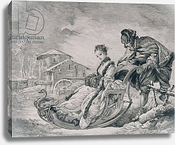 Постер Буше Франсуа (Francois Boucher) Winter Amusement, from the 'Gazette des Beaux-Arts', engraved by E. Champollion Постер Буше Франсуа (Francois Boucher) Winter Amusement, from the 'Gazette des Beaux-Arts', engraved by E. Champollion