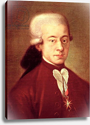 Постер Школа: Итальянская 18в Portrait of Wolfgang Amadeus Mozart after 1770 2 Постер Школа: Итальянская 18в Portrait of Wolfgang Amadeus Mozart after 1770 2