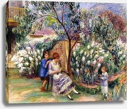Постер Глакенс Уильям Джеймс In the Garden, 1917 Постер Глакенс Уильям Джеймс In the Garden, 1917