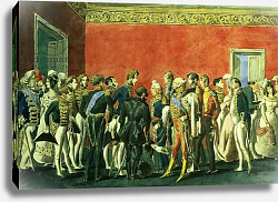Постер Школа: Русская 19в. A Reception in the Embassy of Teheran, 1830s Постер Школа: Русская 19в. A Reception in the Embassy of Teheran, 1830s