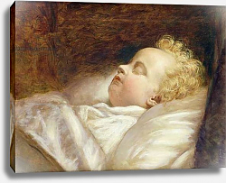 Постер Хикс Джордж Young Frederick Asleep at Last c.1855 Постер Хикс Джордж Young Frederick Asleep at Last c.1855