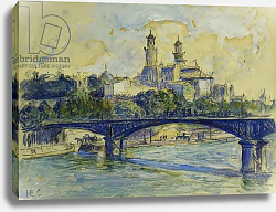 Постер Кросс Анри The Seine in front of the Trocadero; La Seine devant Le Trocadero, Постер Кросс Анри The Seine in front of the Trocadero; La Seine devant Le Trocadero,