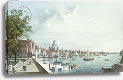 Постер Джеймс Уильям The Thames from Somerset House, Looking Downstream Постер Джеймс Уильям The Thames from Somerset House, Looking Downstream