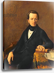 Постер Милле, Жан-Франсуа Portrait of Master Valmont, notary of Cherbourg Постер Милле, Жан-Франсуа Portrait of Master Valmont, notary of Cherbourg