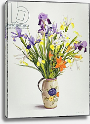 Постер Рэйленд Кристофер (совр) Irises and Lilies in a Dutch Jug Постер Рэйленд Кристофер (совр) Irises and Lilies in a Dutch Jug