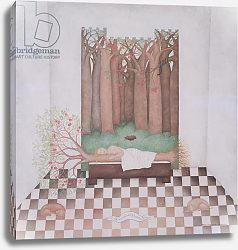 Постер Стюарт Мари (совр) Eve Sleeping with the Tree of Wisdom, 1999 Постер Стюарт Мари (совр) Eve Sleeping with the Tree of Wisdom, 1999