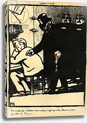 Постер Валлоттон Феликс A prisoner is exiled, from 'Crimes and Punishments', 1902 Постер Валлоттон Феликс A prisoner is exiled, from 'Crimes and Punishments', 1902