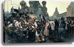 Постер Суриков Василий The Morning of the Execution of the Streltsy in 1698, 1881 Постер Суриков Василий The Morning of the Execution of the Streltsy in 1698, 1881