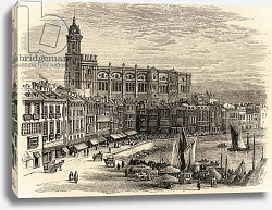 Постер Школа: Английская 19в. Malaga, Spain, from 'Spanish Pictures' by Reverend Samuel Manning, published in 1870 Постер Школа: Английская 19в. Malaga, Spain, from 'Spanish Pictures' by Reverend Samuel Manning, published in 1870