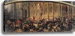 Постер Филипотекс Анри Alphonse de Lamartine Rejecting the Red Flag at the Hotel-de-Ville, Paris, 25th February 1848 Постер Филипотекс Анри Alphonse de Lamartine Rejecting the Red Flag at the Hotel-de-Ville, Paris, 25th February 1848