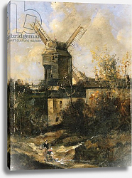 Постер Воллон Антуан The Moulin de la Galette, Montmartre, 1861 Постер Воллон Антуан The Moulin de la Galette, Montmartre, 1861