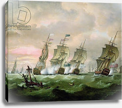 Постер Луни Томас Admiral Sir Edward Hawke defeating Admiral M. de Conflans in the Bay of Biscay Постер Луни Томас Admiral Sir Edward Hawke defeating Admiral M. de Conflans in the Bay of Biscay