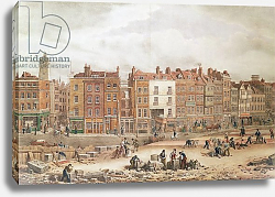 Постер Шарф Джордж (грав) A view of High Street Southwark being the Ancient Roadway Постер Шарф Джордж (грав) A view of High Street Southwark being the Ancient Roadway