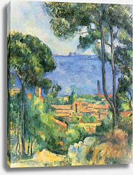 Постер Сезанн Поль (Paul Cezanne) Вид на Эстак и шато д' Иф (море в окрестностях Эстака) Постер Сезанн Поль (Paul Cezanne) Вид на Эстак и шато д' Иф (море в окрестностях Эстака)