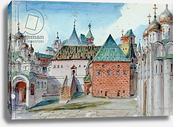 Постер Поленов Василий Stage design for Modest Mussorgsky's opera 'Boris Godunov', 1916 Постер Поленов Василий Stage design for Modest Mussorgsky's opera 'Boris Godunov', 1916