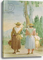 Постер Тиеполо Доменико Джованни Two Peasant Women and a Child Seen from Behind, from the 'Foresteria' 1757 Постер Тиеполо Доменико Джованни Two Peasant Women and a Child Seen from Behind, from the 'Foresteria' 1757