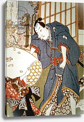 Постер Утагава Кунисада Illustration from 'The Tale of Genji' 2 Постер Утагава Кунисада Illustration from 'The Tale of Genji' 2