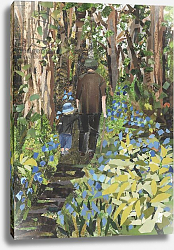 Постер Адамсон Кирсти (совр) Among The Bluebells Постер Адамсон Кирсти (совр) Among The Bluebells